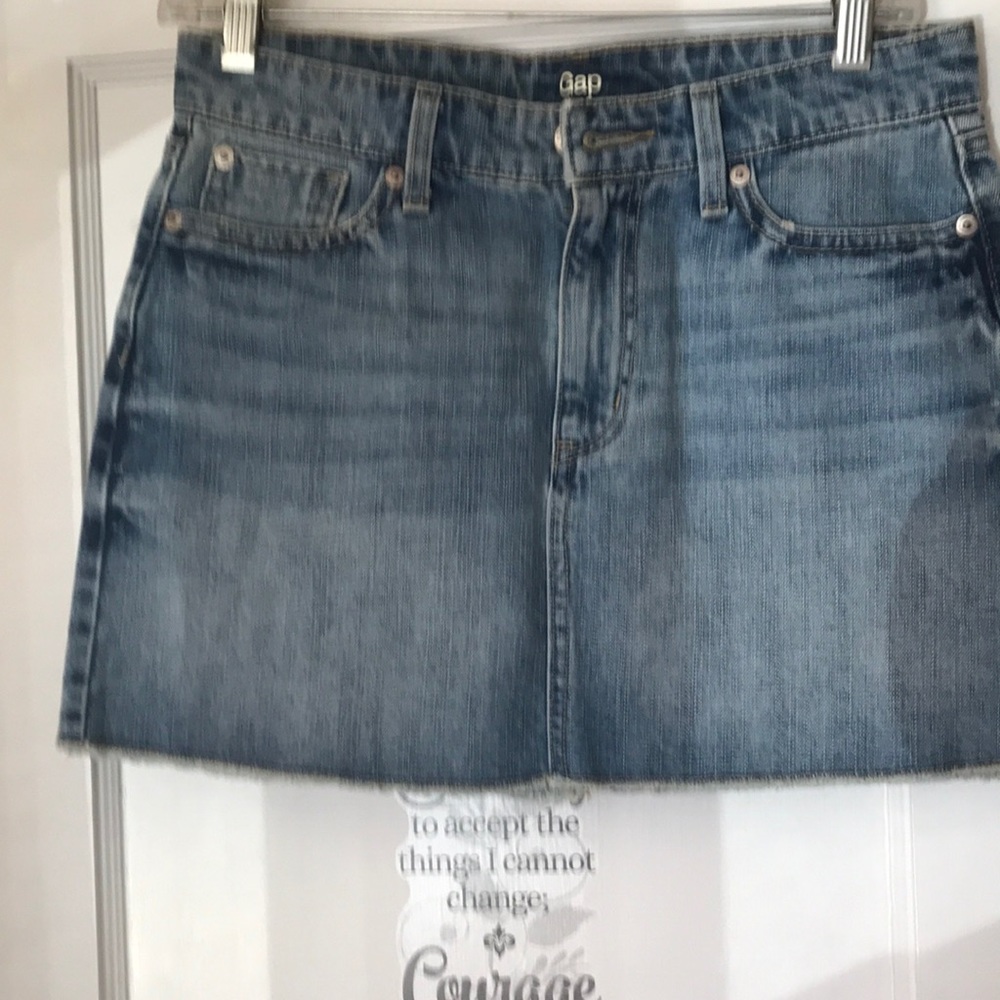 Gap jean skirt